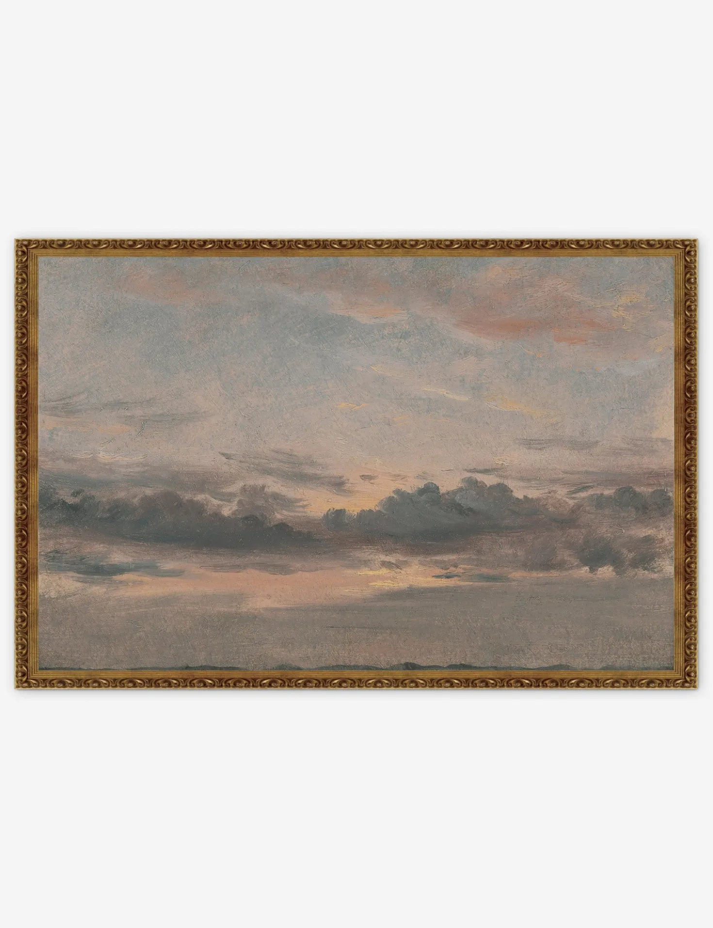 Yale, A Cloud Study, Sunset Print
