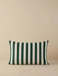 Yvonne Reversible Indoor / Outdoor Pillow by Sunbrella for Lulu and Georgia